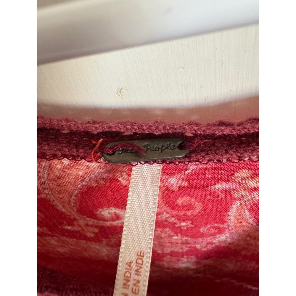 Free People Luna scarf print tunic dress size xs - Picture 3 of 13